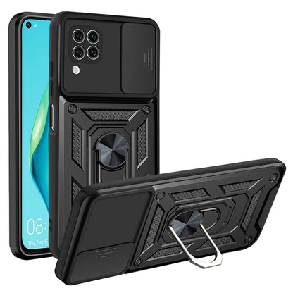 Hülle für Huawei P40 lite 4G, Techsuit, CamShield, Schwarz