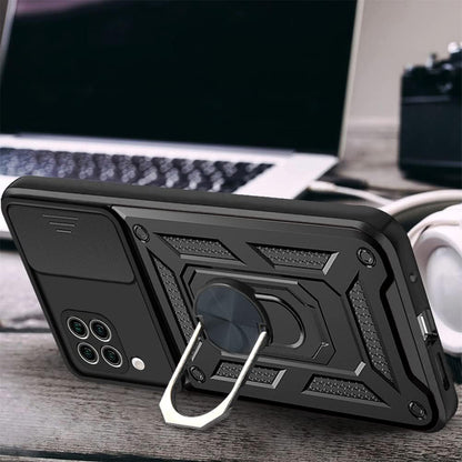 Hülle für Huawei P40 lite 4G, Techsuit, CamShield, Schwarz