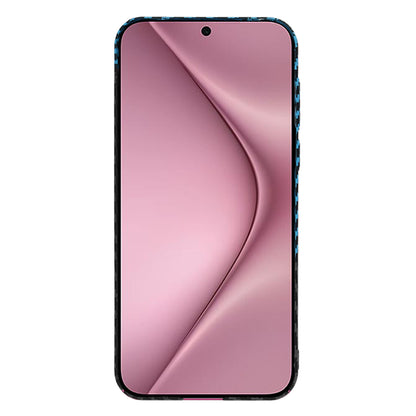 Hülle für Huawei Pura 70, Techsuit, Carbonite FiberShell, Schwarz Blau