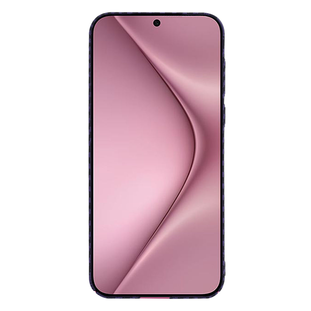 Hülle für Huawei Pura 70, Techsuit, Carbonite FiberShell, Lila