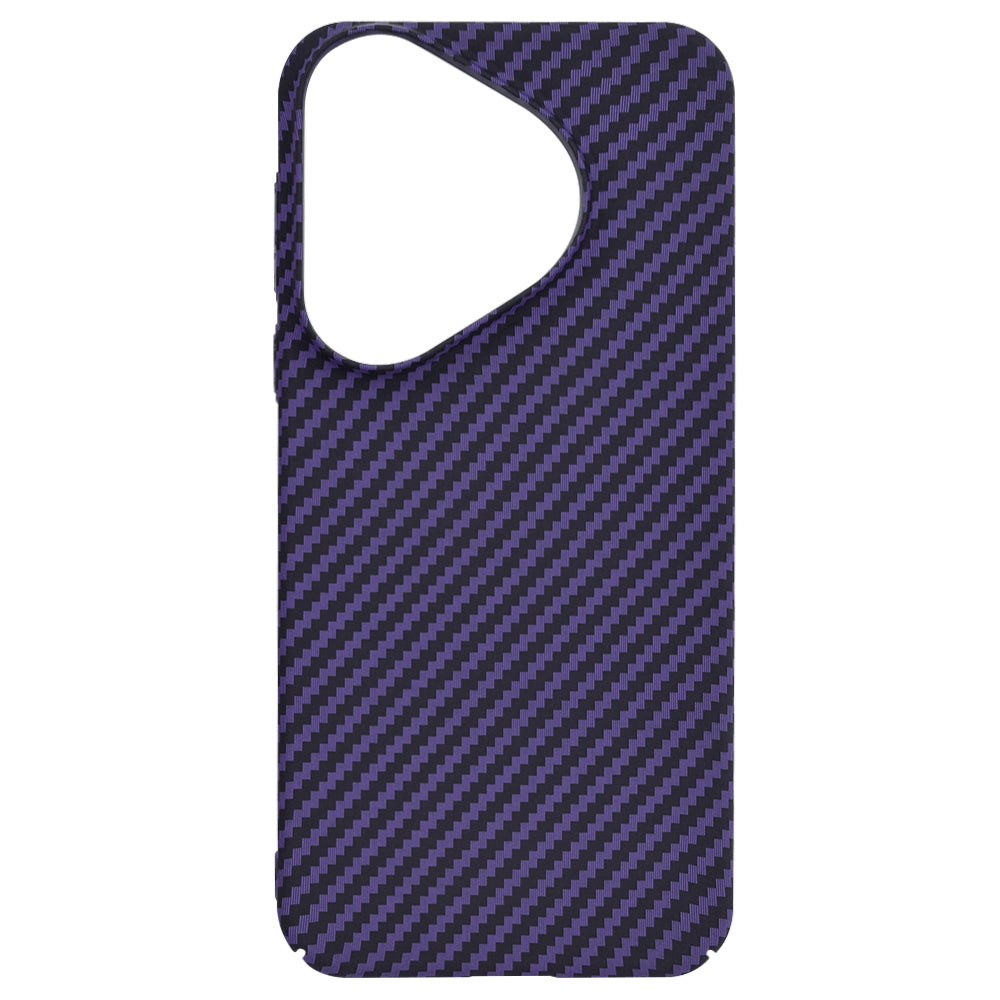 Hülle für Huawei Pura 70, Techsuit, Carbonite FiberShell, Lila