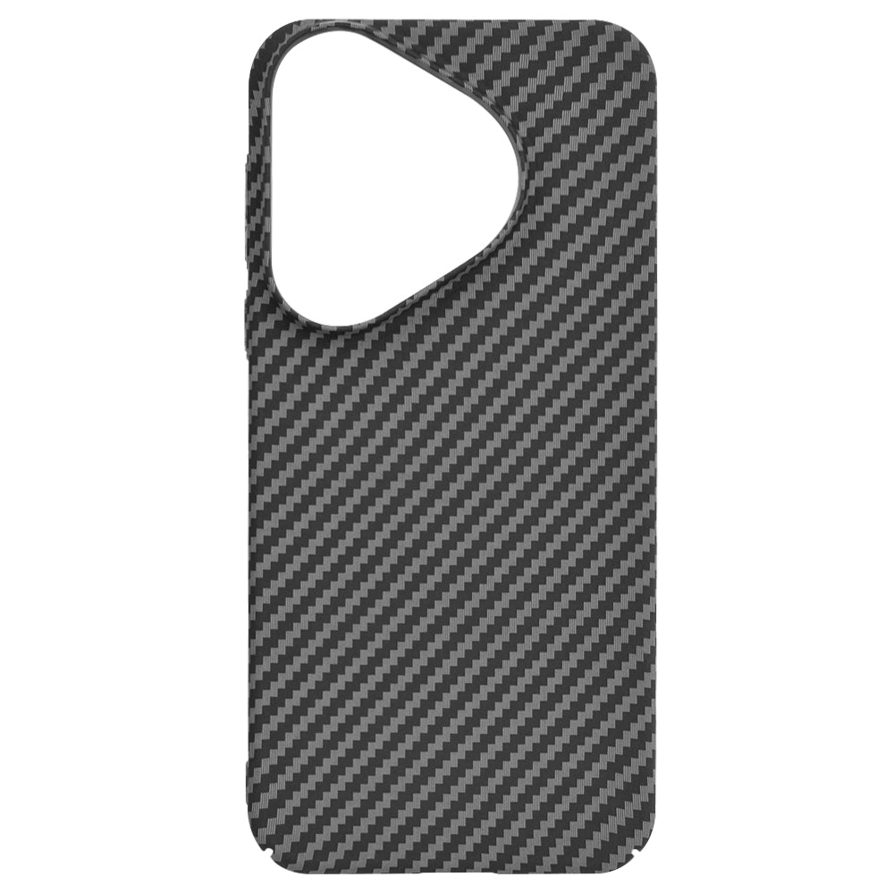 Hülle für Huawei Pura 70, Techsuit, Carbonite FiberShell, Schwarz