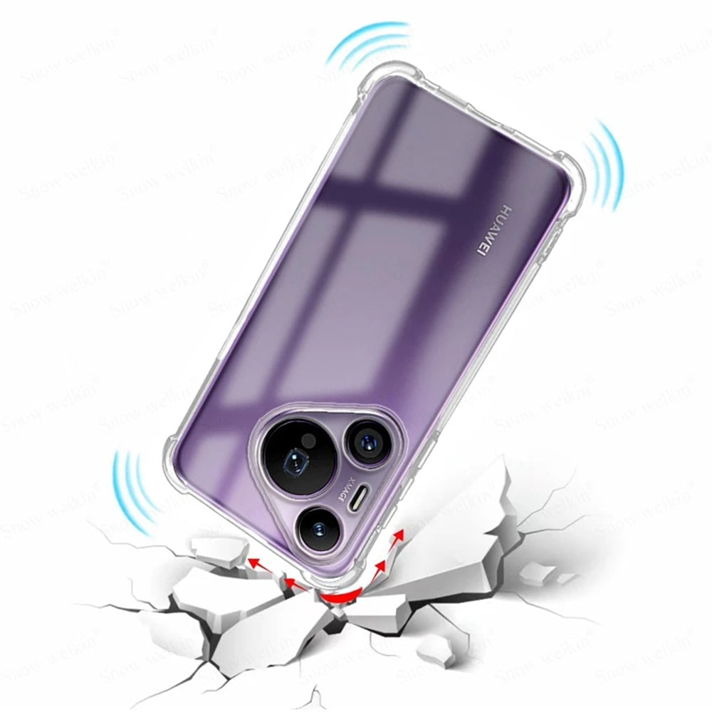 Hülle für Huawei Pura 70, Techsuit, stoßfest klar, transparent
