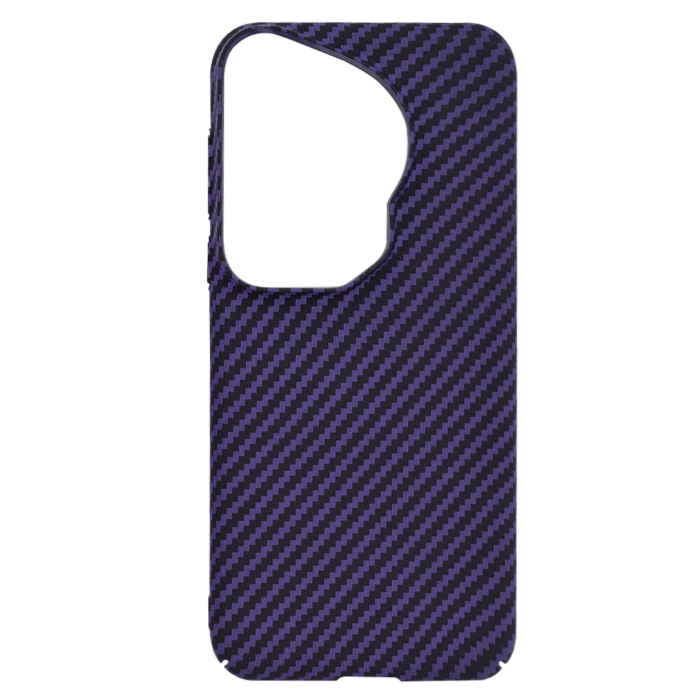 Case for Huawei Pura 70 Ultra, Techsuit, Carbonite FiberShell, Purple