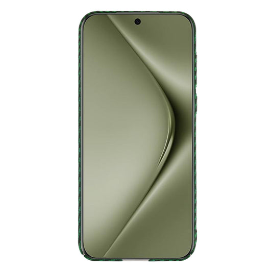 Hülle für Huawei Pura 70 Ultra, Techsuit, Carbonite FiberShell, Grün
