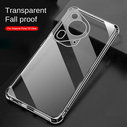 Hülle für Huawei Pura 70 Ultra, Techsuit, stoßfest klar, transparent