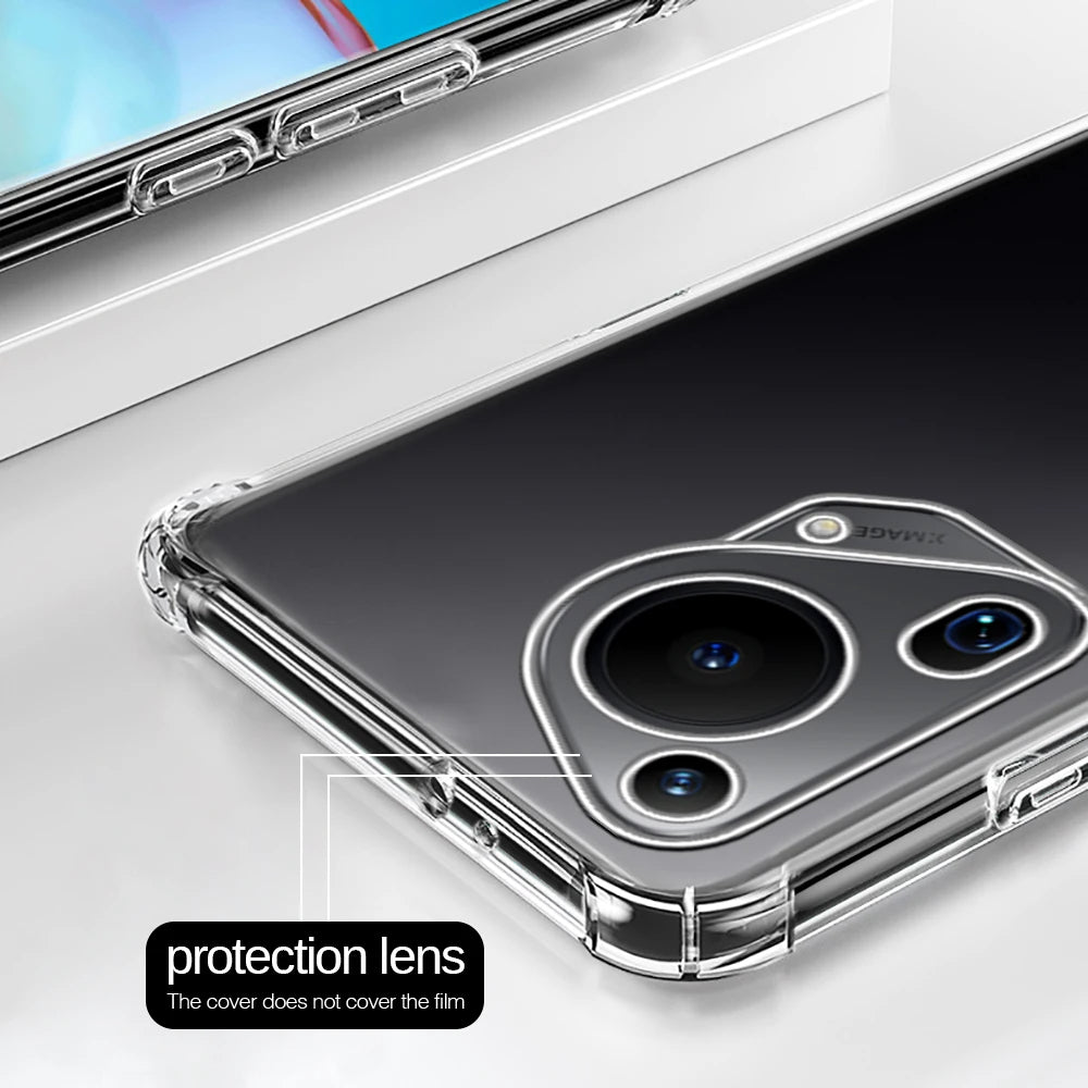 Hülle für Huawei Pura 70 Ultra, Techsuit, stoßfest klar, transparent