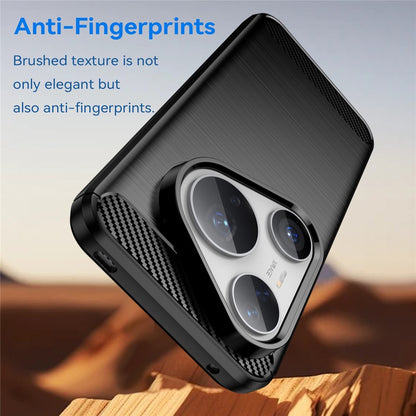 Hülle für Huawei Pura 80 Pro / Pura 80 Ultra, Techsuit, Carbon, Schwarz