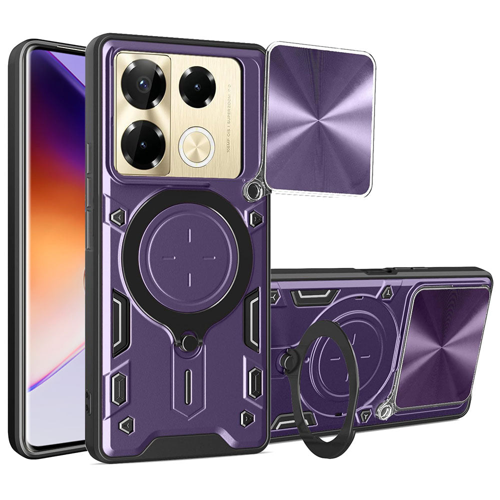 Hülle für Infinix Note 40 Pro+, Techsuit, CamGuard Pro, Lila