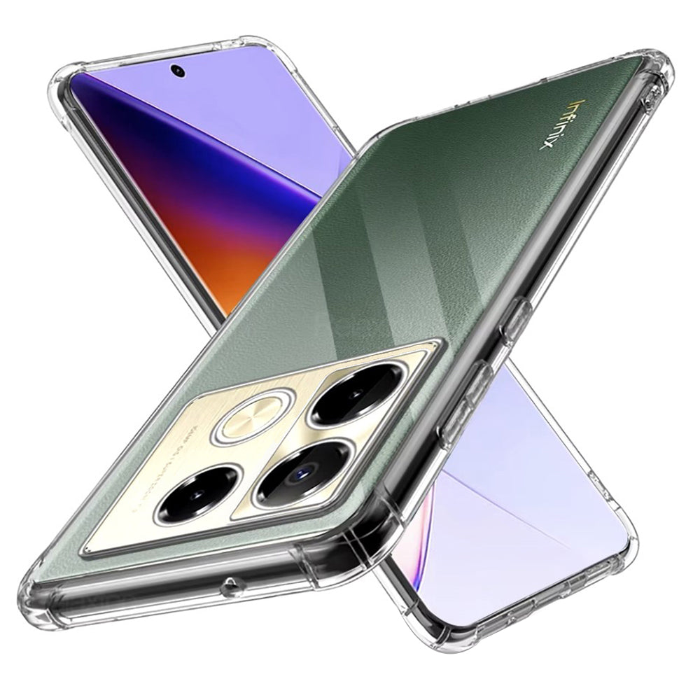 Hülle für Infinix Note 40 Pro+, Techsuit, Shockproof Clear, Transparent