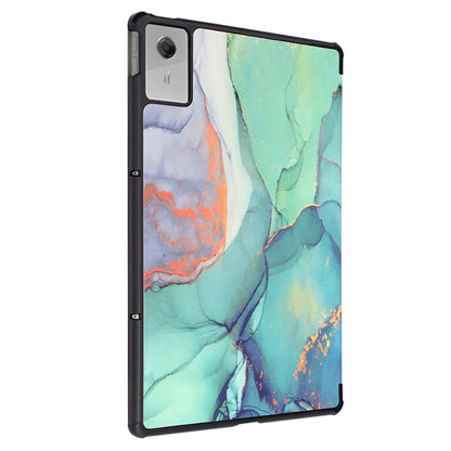 Hülle für Lenovo Idea Tab Plus, Techsuit, FoldPro Green Time, Mehrfarbig