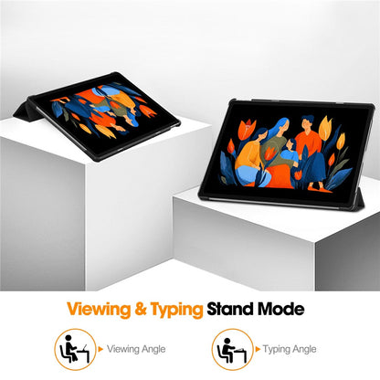 Hülle für Lenovo Idea Tab Plus, Techsuit, FoldPro Unicorn, Mehrfarbig