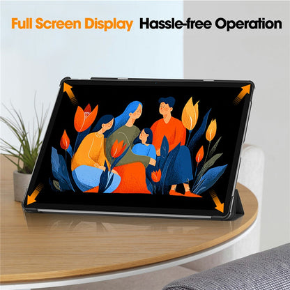 Hülle für Lenovo Idea Tab Plus, Techsuit, FoldPro Unicorn, Mehrfarbig