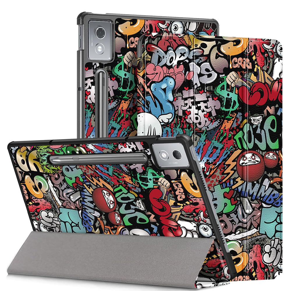 Hülle für Lenovo Idea Tab Pro, Techsuit, FoldPro Urban Vibe, Mehrfarbig