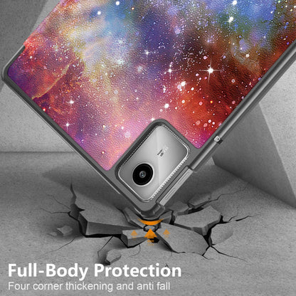 Hülle für Lenovo Tab M11, Techsuit, FoldPro Galaxy, Mehrfarbig