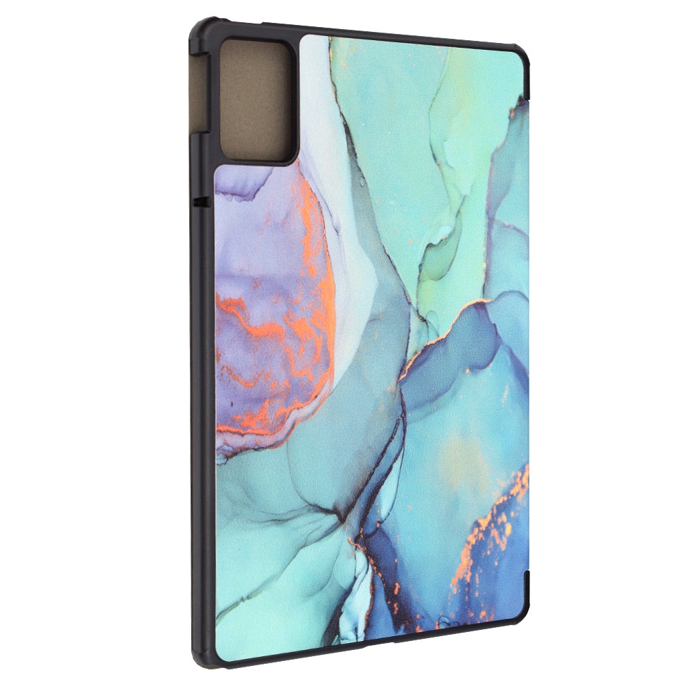 Hülle für Lenovo Tab M11, Techsuit, FoldPro Green Time, Mehrfarbig