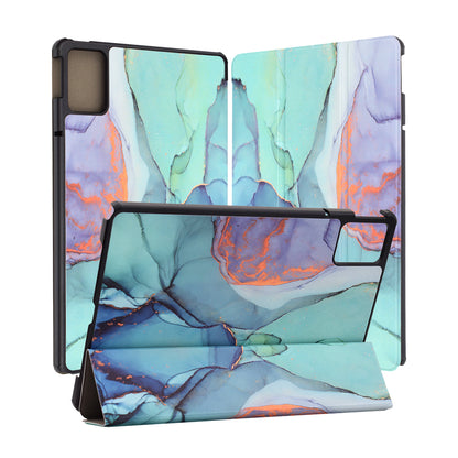 Hülle für Lenovo Tab M11, Techsuit, FoldPro Green Time, Mehrfarbig