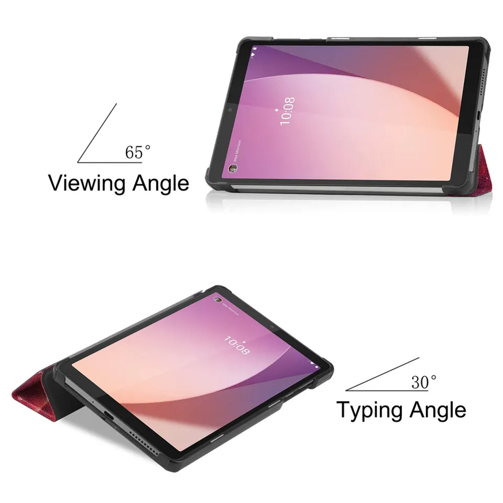 Hülle für Lenovo Tab M8 (4. Generation), Techsuit, FoldPro, Schwarz