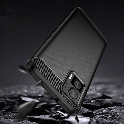 Hülle für Motorola Edge 30 Neo, Techsuit, Carbon, Schwarz