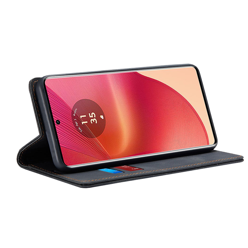 Hülle für Motorola Edge 50 Fusion, Techsuit, Confy, Schwarz