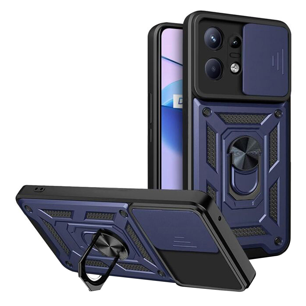 Hülle für Motorola Edge 50 Pro, Techsuit, CamShield, Blau