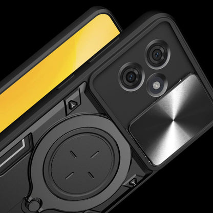 Hülle für Motorola Edge 60 Fusion / Edge 60, Techsuit, CamGuard Pro, Schwarz