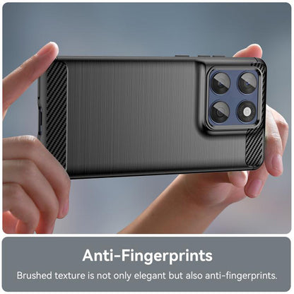 Hülle für Motorola Edge 60 Fusion / Edge 60, Techsuit, Carbon, Schwarz