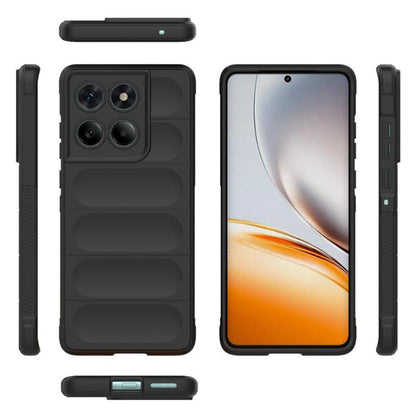Hülle für Motorola Edge 60 Fusion / Edge 60, Techsuit, Magic Shield, Schwarz