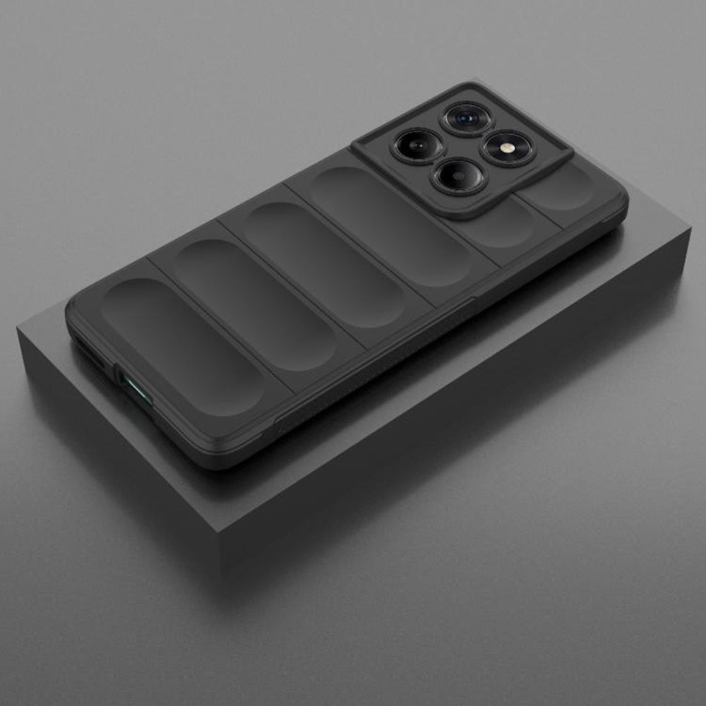 Hülle für Motorola Edge 60 Fusion / Edge 60, Techsuit, Magic Shield, Schwarz