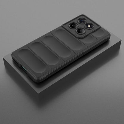Hülle für Motorola Edge 60 Fusion / Edge 60, Techsuit, Magic Shield, Schwarz
