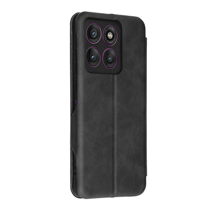 Hülle für Motorola Edge 60 Pro, Techsuit, Safe Wallet Plus, Schwarz