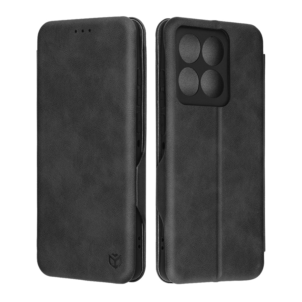 Hülle für Motorola Edge 60 Pro, Techsuit, Safe Wallet Plus, Schwarz