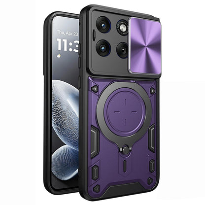 Hülle für Motorola Edge 70 Fusion, Techsuit, CamGuard Pro, Lila