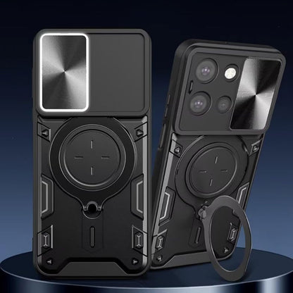 Hülle für Motorola Edge 70 Fusion, Techsuit, CamGuard Pro, Schwarz