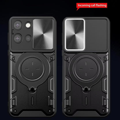 Hülle für Motorola Edge 70 Fusion, Techsuit, CamGuard Pro, Schwarz