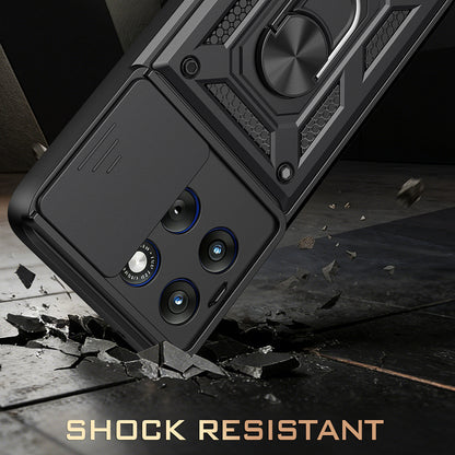 Hülle für Motorola Edge 70 Fusion, Techsuit, CamShield, Blau