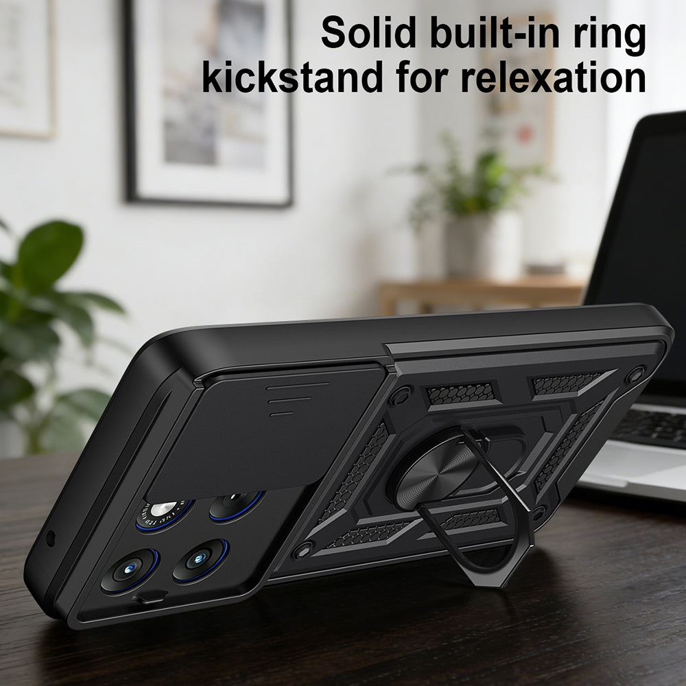 Hülle für Motorola Edge 70 Fusion, Techsuit, CamShield, Blau