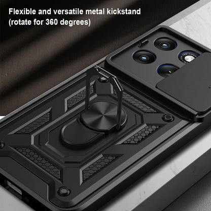 Hülle für Motorola Edge 70 Fusion, Techsuit, CamShield, Schwarz