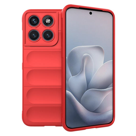 Hülle für Motorola Edge 70 Fusion, Techsuit, Magic Shield, Rot