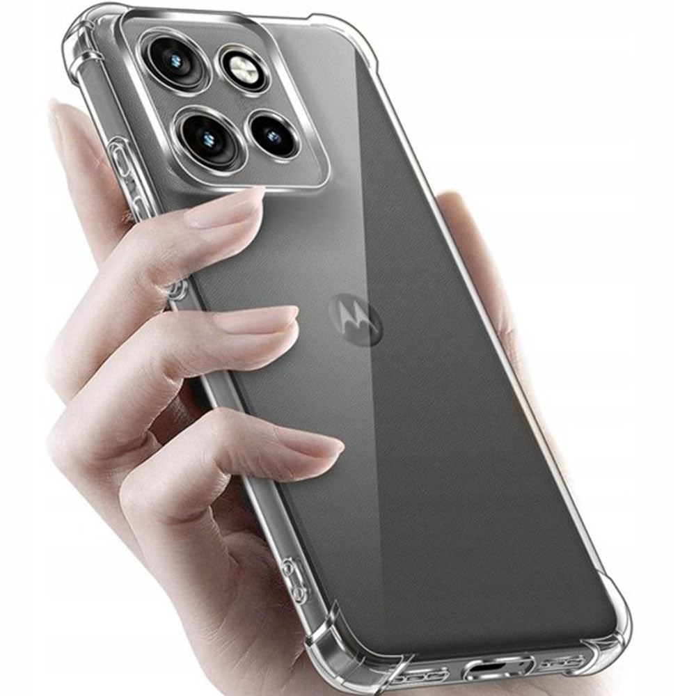 Hülle für Motorola Edge 70 Fusion, Techsuit, Shockproof Clear, Transparent