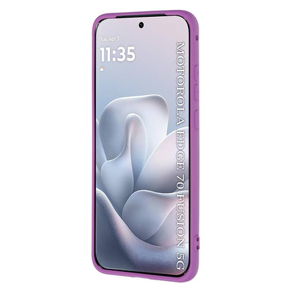 Hülle für Motorola Edge 70 Fusion, Techsuit, SoftFlex, Lila