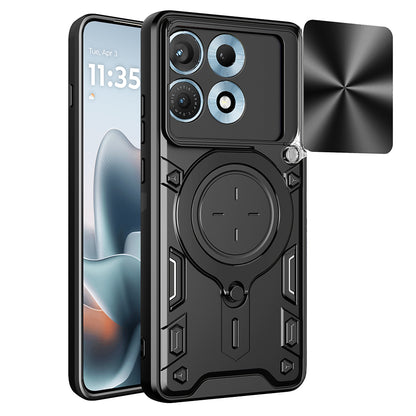 Hülle für Motorola Edge 70 Max, Techsuit, CamGuard Pro, Schwarz