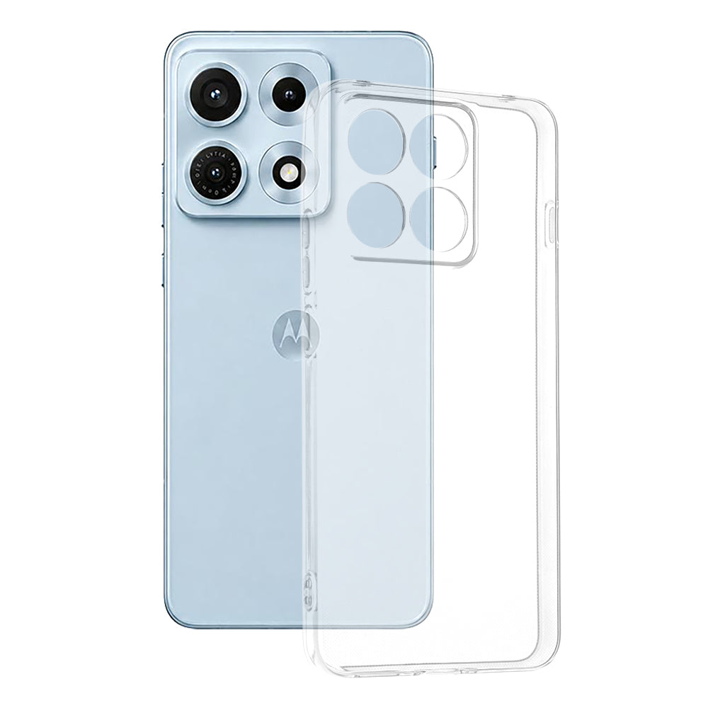 Case for Motorola Edge 70 Max, Techsuit, Clear, Transparent