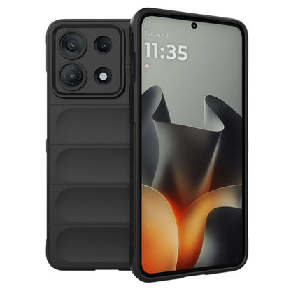Hülle für Motorola Edge 70 Max, Techsuit, Magic Shield, Schwarz