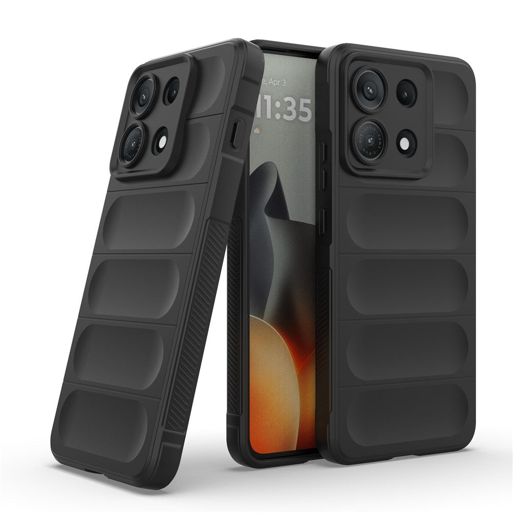Hülle für Motorola Edge 70 Max, Techsuit, Magic Shield, Schwarz