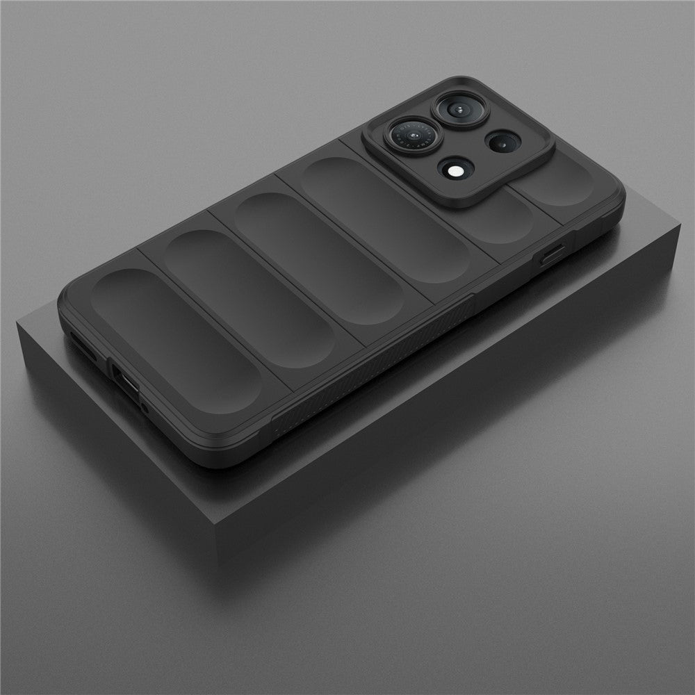 Hülle für Motorola Edge 70 Max, Techsuit, Magic Shield, Schwarz