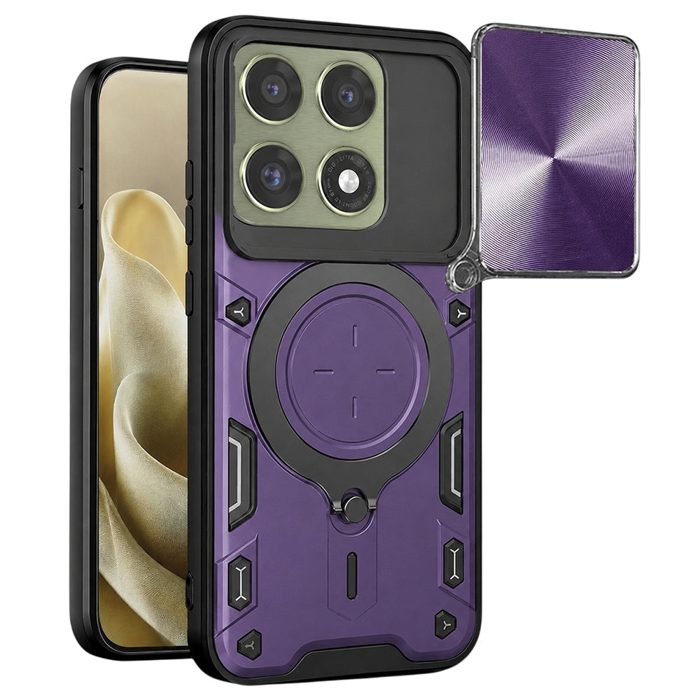 Hülle für Motorola Edge 70 Pro, Techsuit, CamGuard Pro, Lila