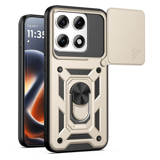 Hülle für Motorola Edge 70 Pro, Techsuit, CamShield, Gold