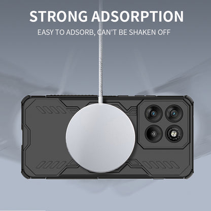 Hülle für Motorola Edge 70, Techsuit, ArmorMag, Blau