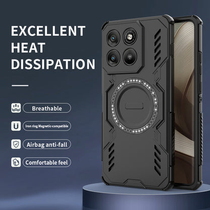 Hülle für Motorola Edge 70, Techsuit, ArmorMag, Schwarz